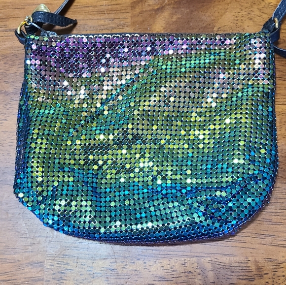 Whiting and davis rainbow mesh purse - Picture 1 of 8
